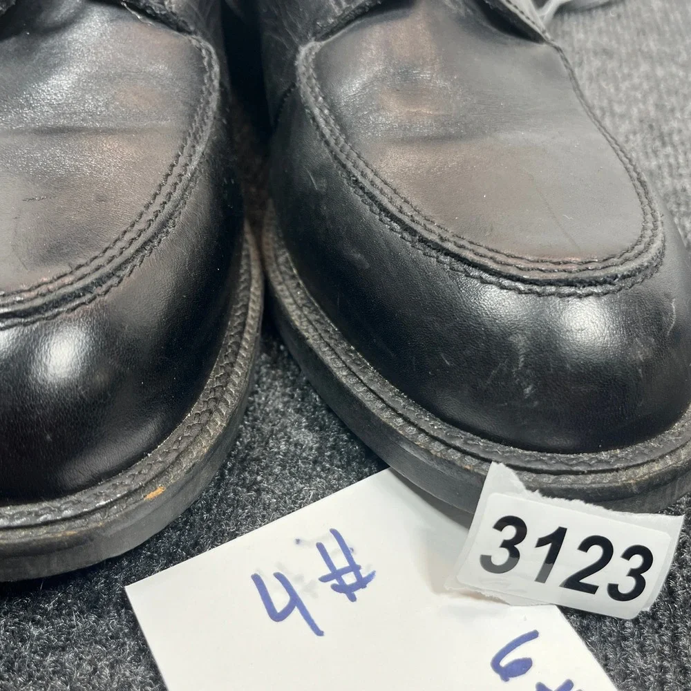 Kenneth Cole Oxford Made in Italy Dress Shoes Mens 12 Black Leather Derby Church